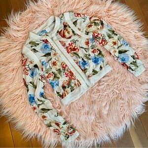 BCNU Floral Light Weight Bomber Jacket